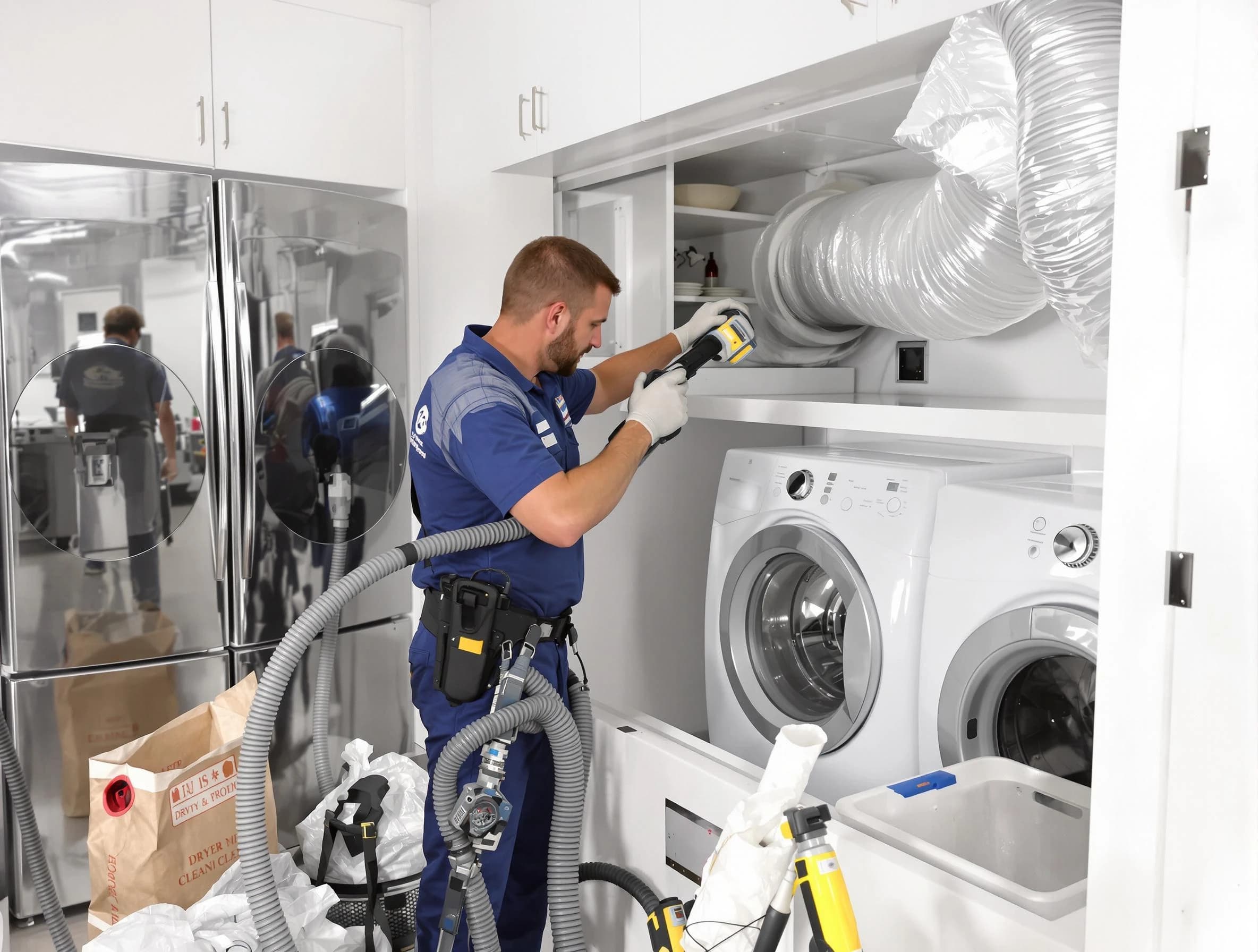 Professional duct cleaning by Forestdale Dryer Vent Cleaning in Forestdale