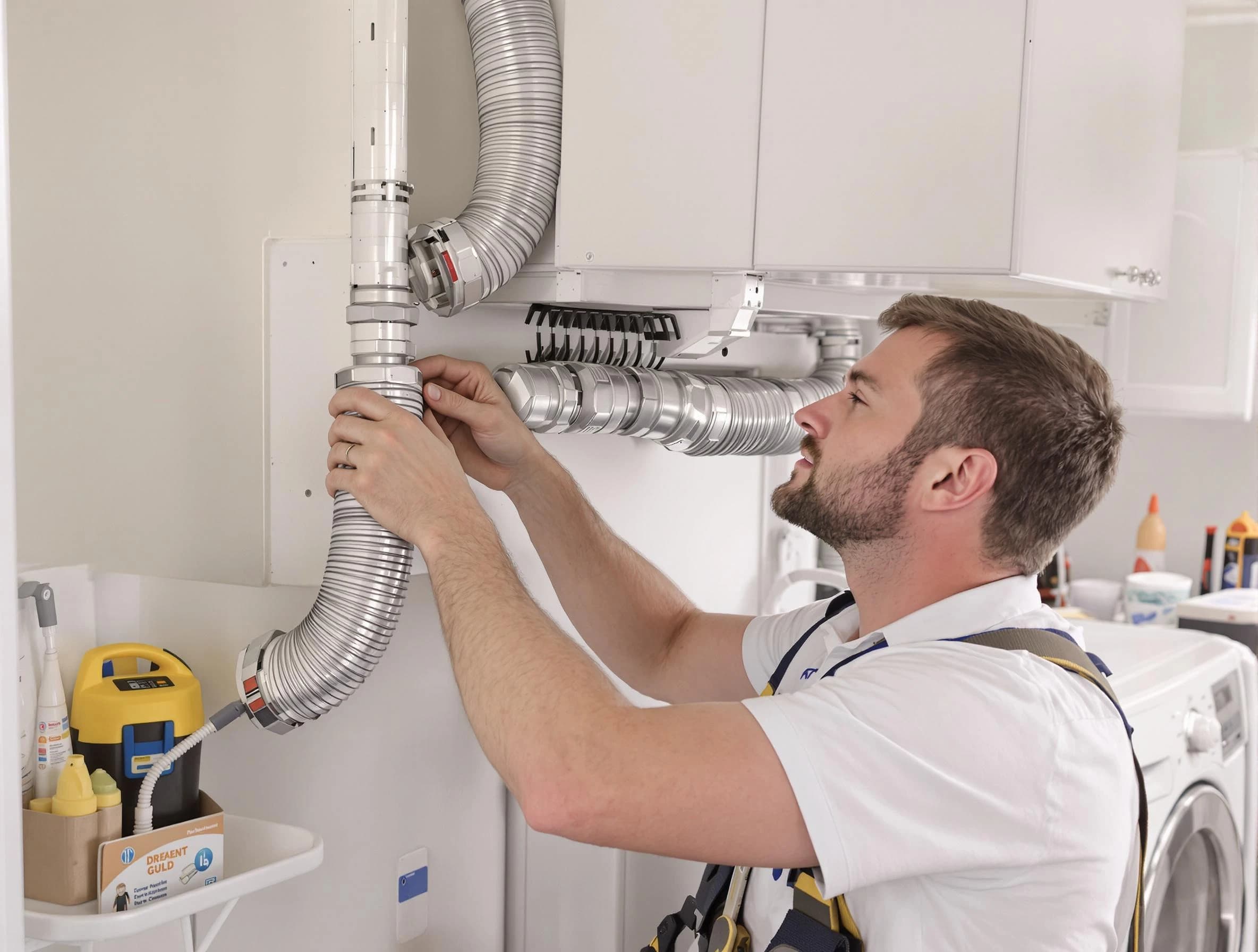 Professional dryer vent repair and installation by Forestdale Dryer Vent Cleaning in Forestdale
