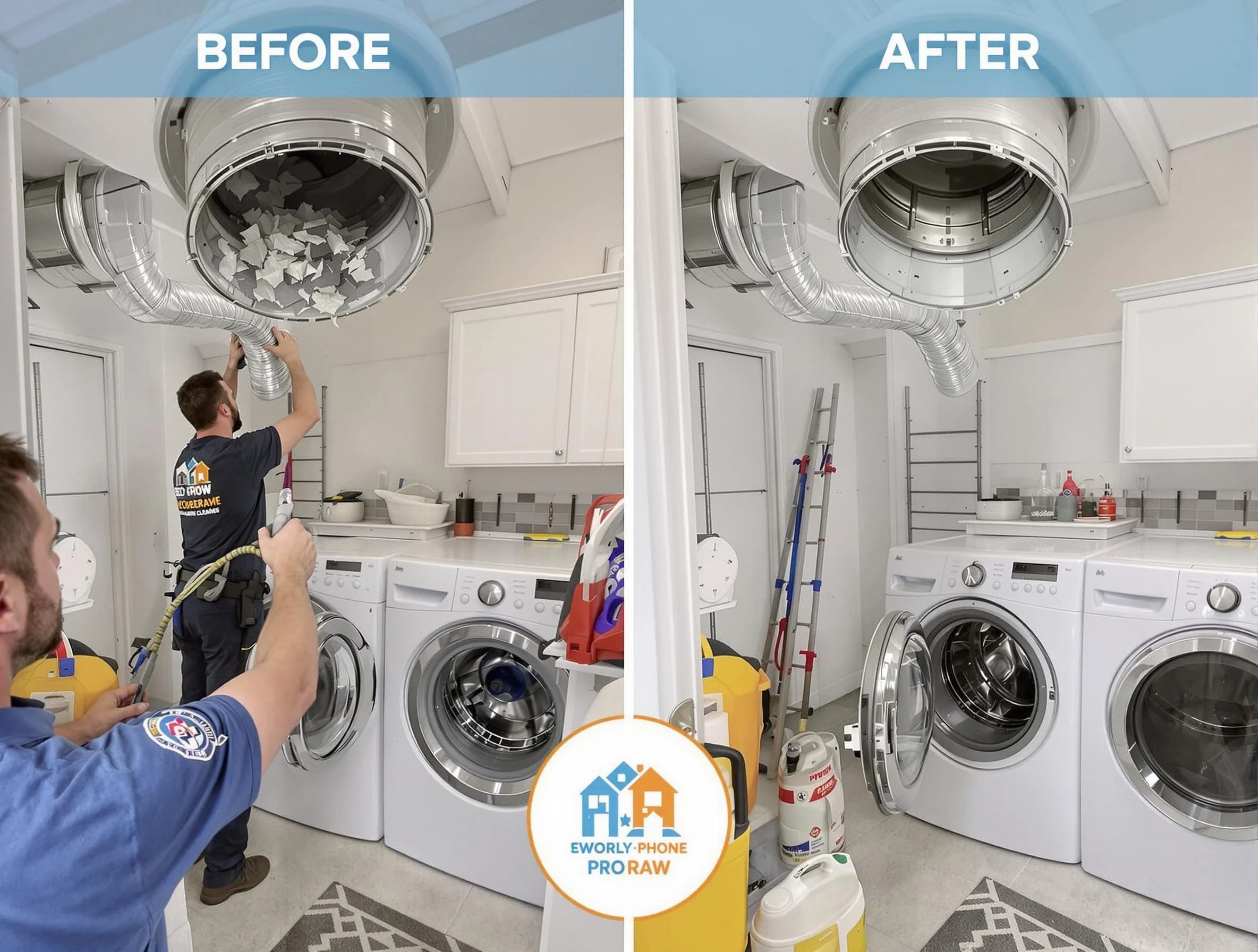Residential dryer vent cleaning by Forestdale Dryer Vent Cleaning in Forestdale