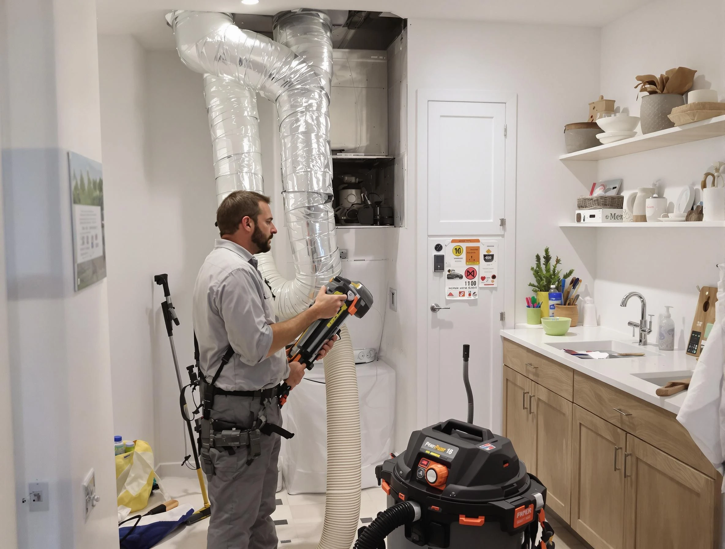 Clogged Dryer Vent Cleaning in Forestdale