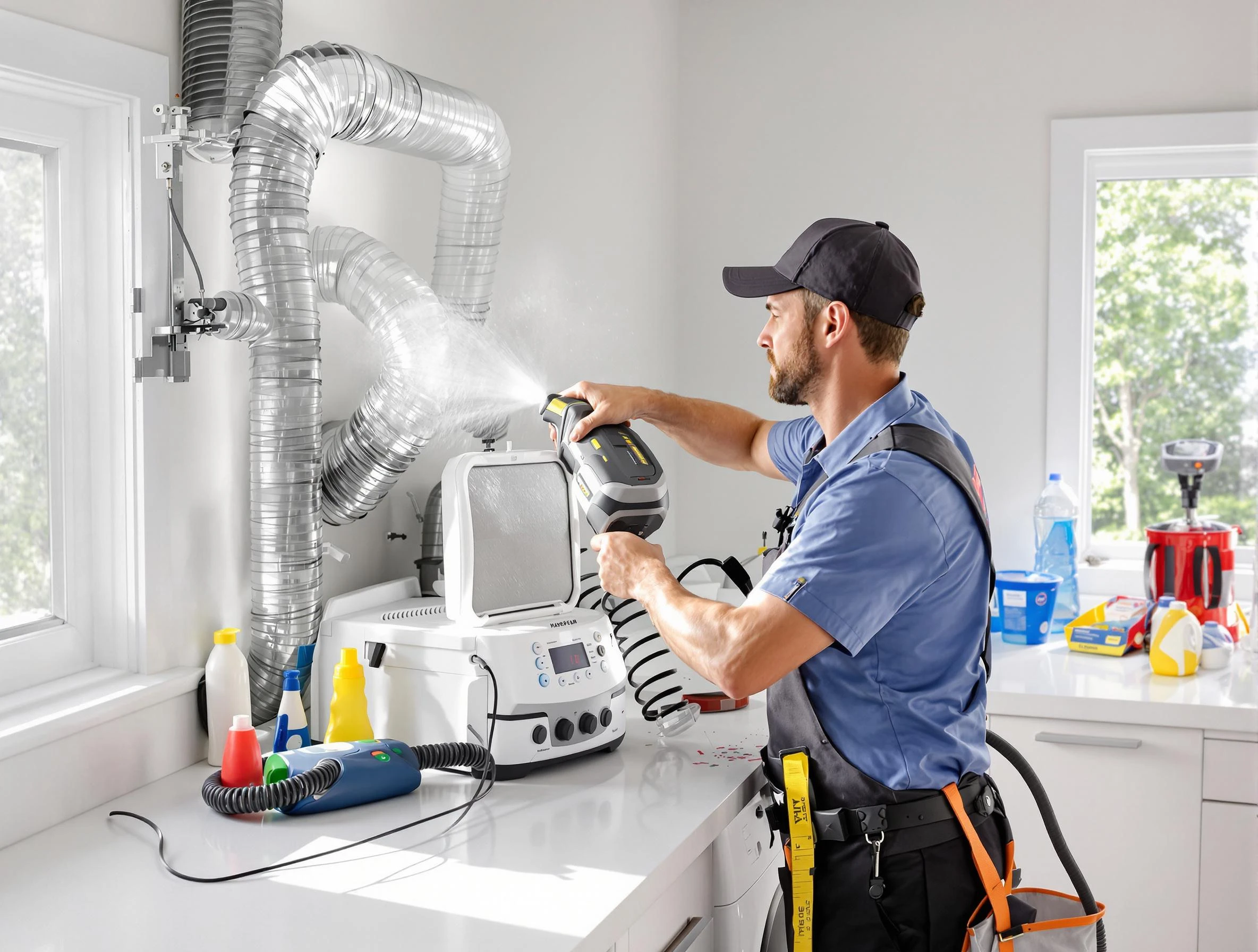 Residential Dryer Vent Cleaning in Forestdale